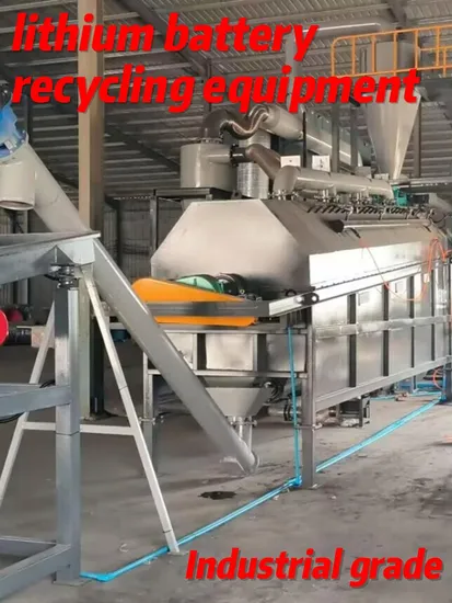 Bulk E-Waste Battery Recycling Line Fully